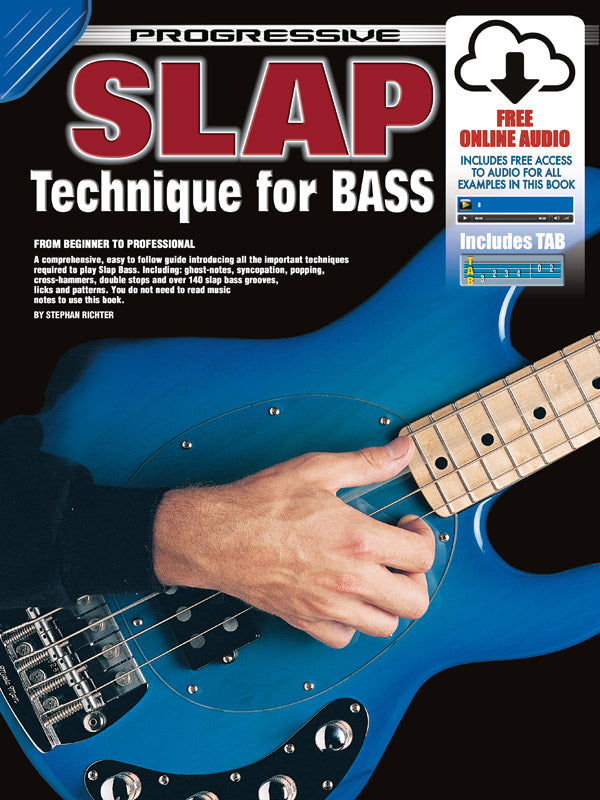 Progressive Slap Technique Bass Bk/CD