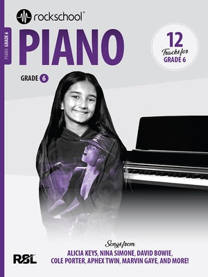 Rockschool Piano Grade 6 (2025) Book/OLA - rock School Limited