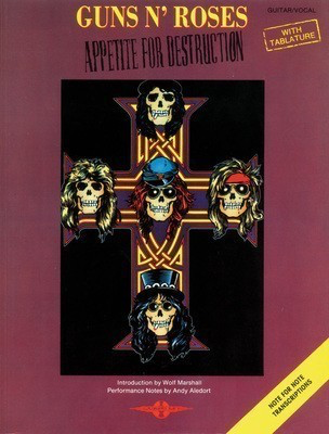 GUNS N ROSES APPETITE FOR DESTRUCTION GTR TAB