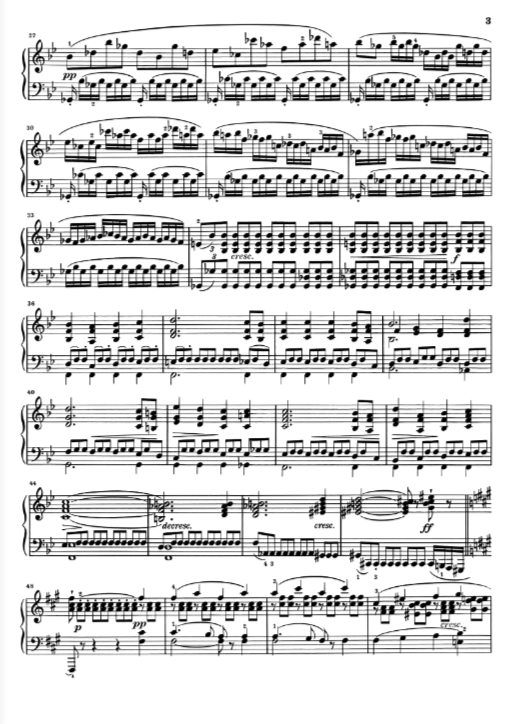 Piano Sonata in B flat major D 960