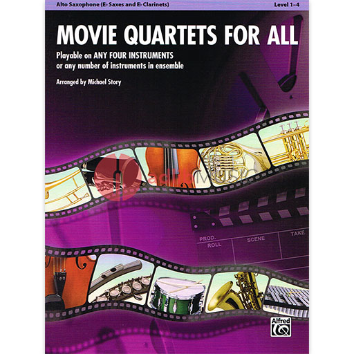 Movie Quartets for All Alto Sax