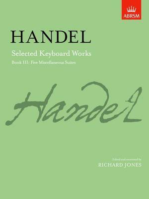 Handel Selected Keyboard Works Book III