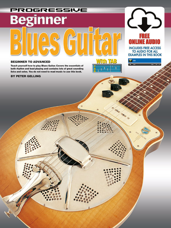 Progressive Beginner Blues Guitar Bk/OLA