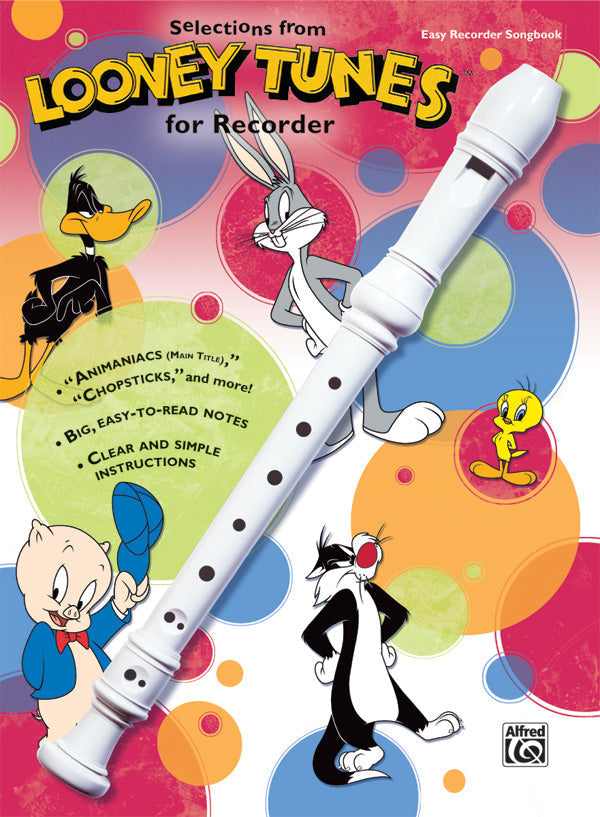 LOONEY TUNES FOR RECORDER BK ONLY