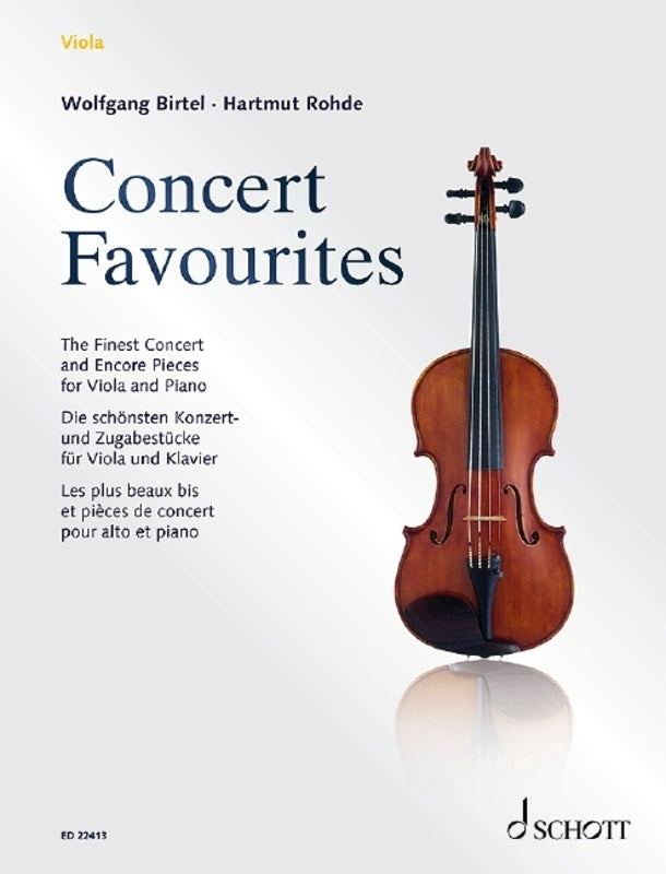 Concert Favourites - Viola/Piano Accompaniment Schott ED22413