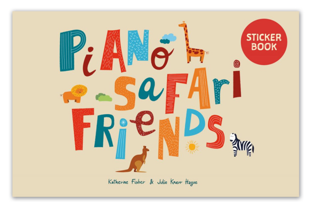Piano Safari Friend Sticker Book