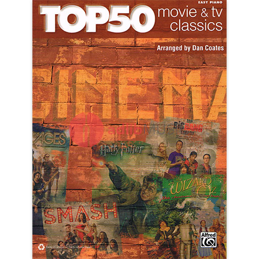 Top 50 Movie & TV Classics Easy Piano