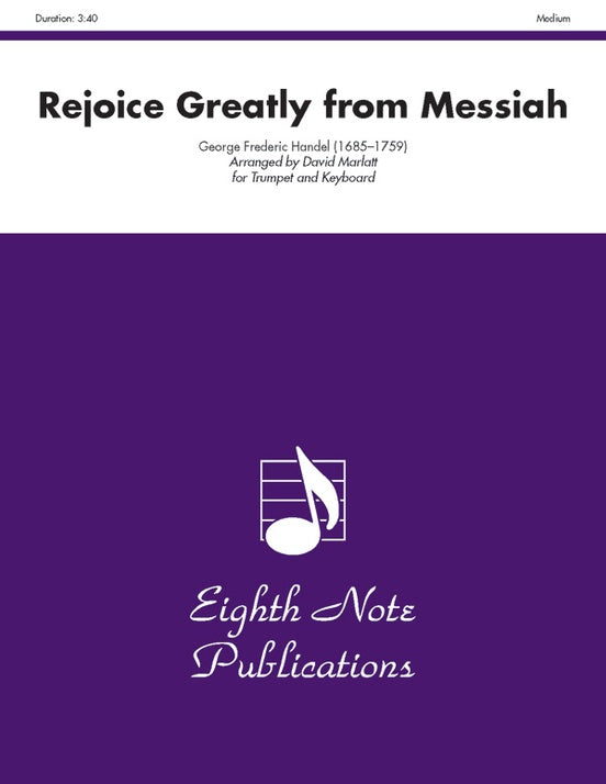 Rejoice Greatly from Messiah Trumpet/Piano