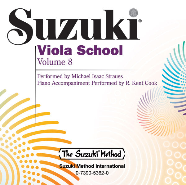 Suzuki Viola School Volume 8 CD