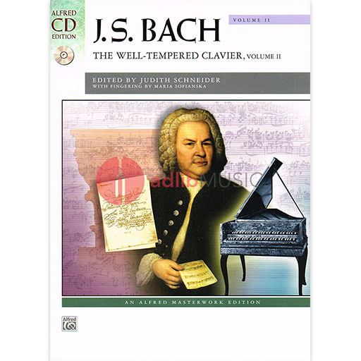 Bach Well-Tempered Clavier Vol 2 Bk/CD