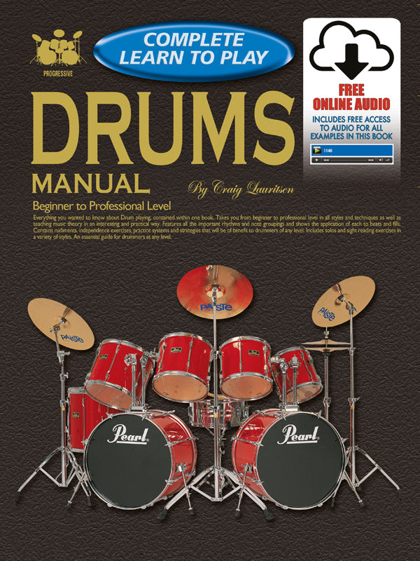 Complete Learn To Play Drums Book/OA