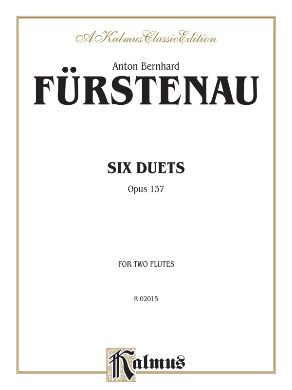 FUERSTENAU 6 DUETS 2 FLUTES