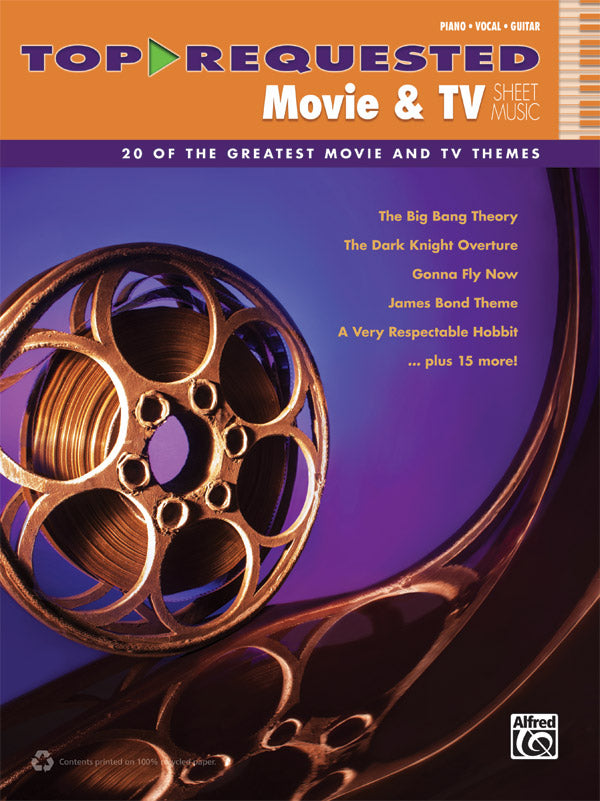 Top-Requested Movie & TV Sheet Music PVG