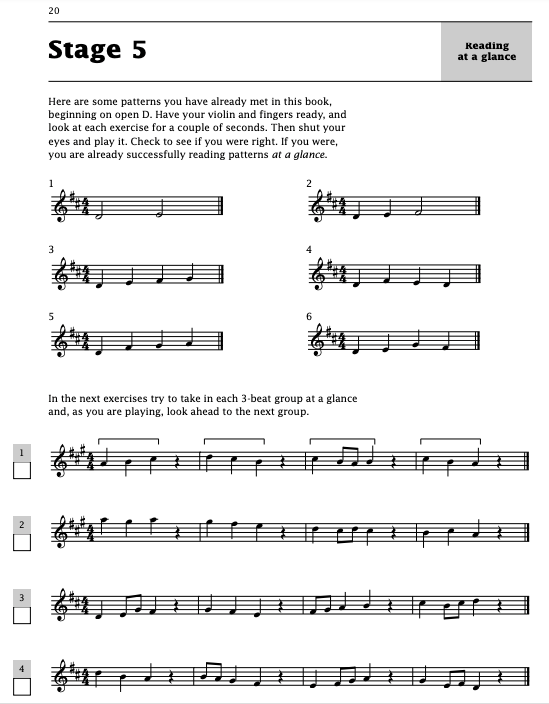 Improve Your Sight Reading Violin Grade 1