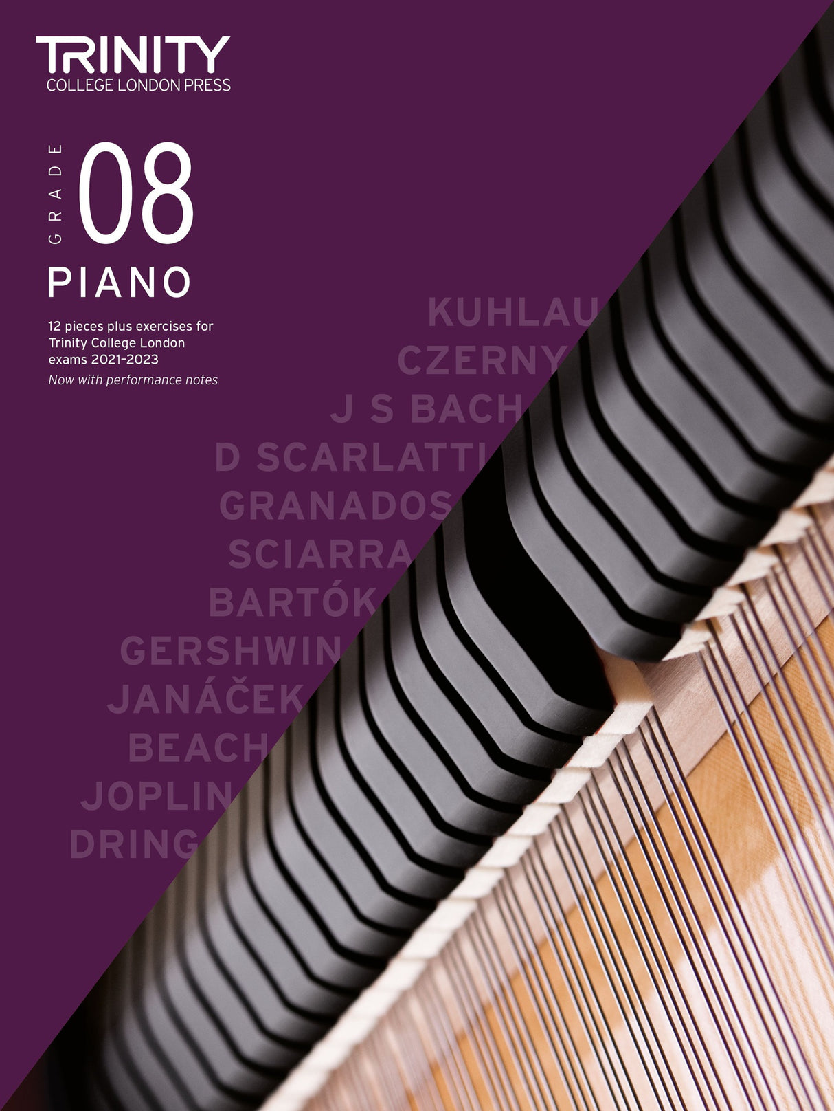 Trinity Piano Exam Pieces 2021-23 Grade 8 -Book Only - Trinity College TCL020314