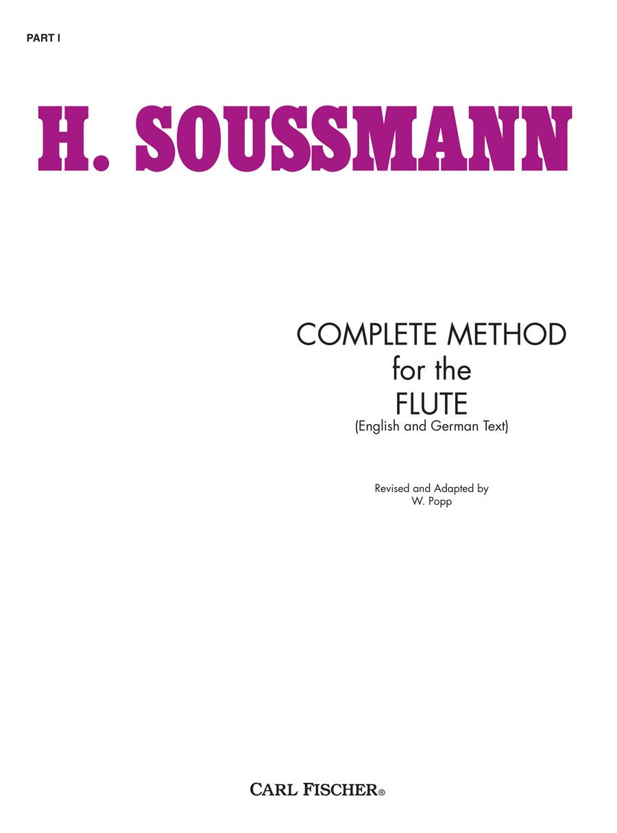 Complete Method for Flute - Soussmann - Carl Fischer