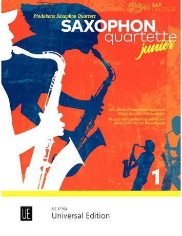Saxophone Quartets Junior 1 - AATB/AATT - Various Pindakaas Saxophon Quartett Universal UE37994