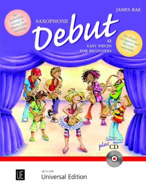 Saxophone Debut 12 Easy Pieces for Beginners Bk/CD