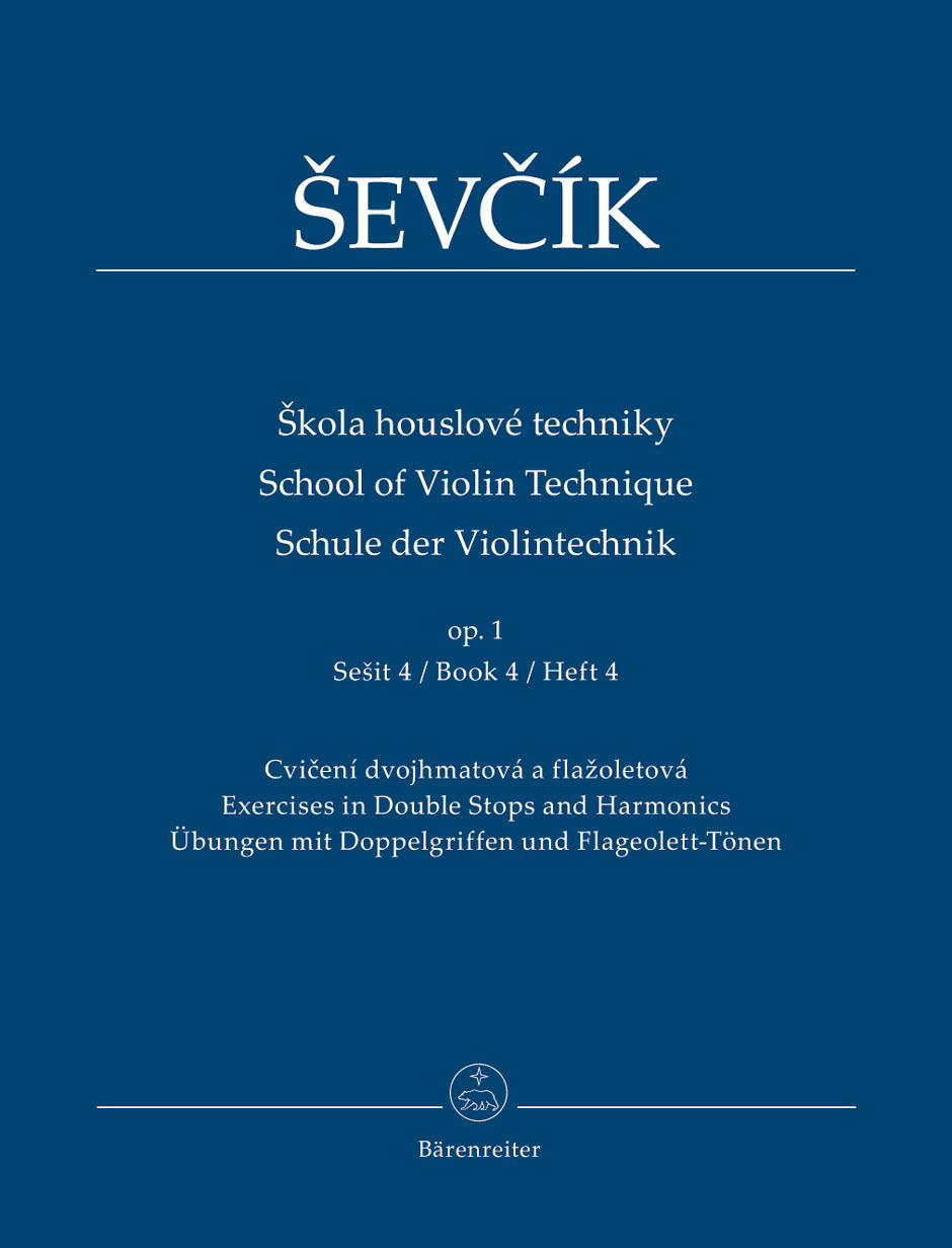 Sevcik School of Violin Technique Op 1 Book 4