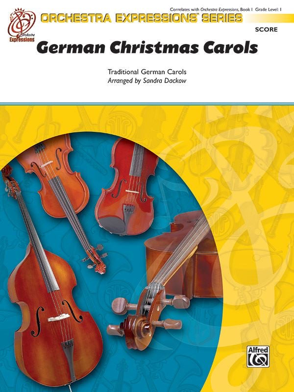German Christmas Carols String Orchestra Grade 1 Score/Parts arranged by Dackow