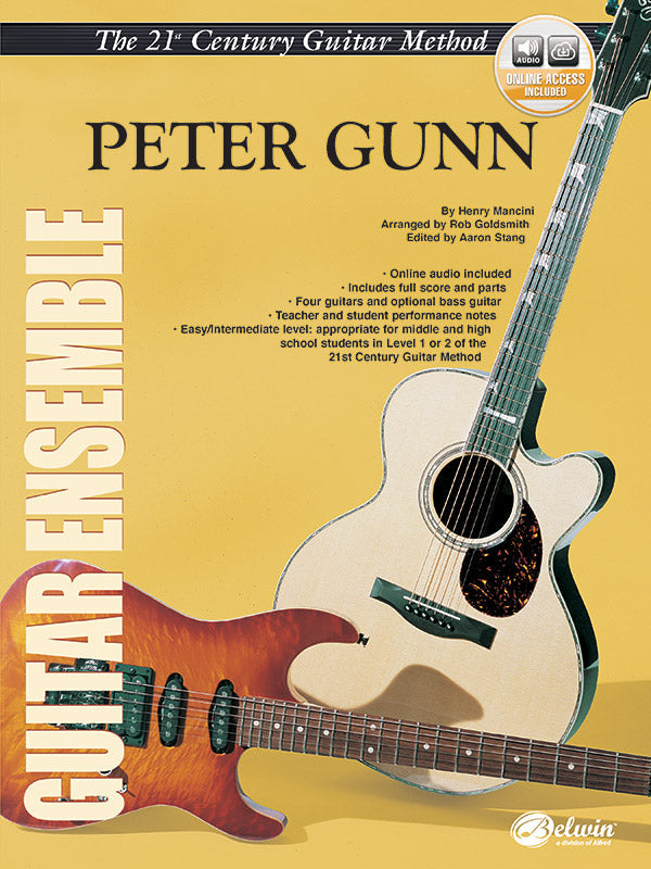 Peter Gunn Guitar Ensemble Sc/Pts/CD