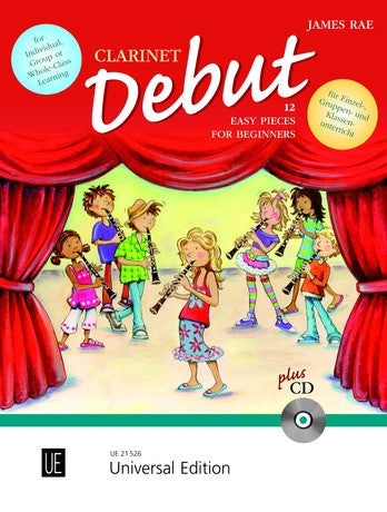 Clarinet Debut 12 Easy Pieces for Beginners Bk/CD
