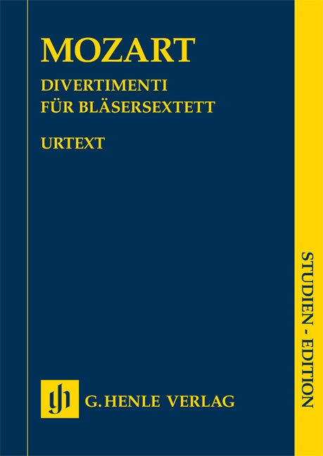 Five Divertimenti for Wind Sextet Study Score