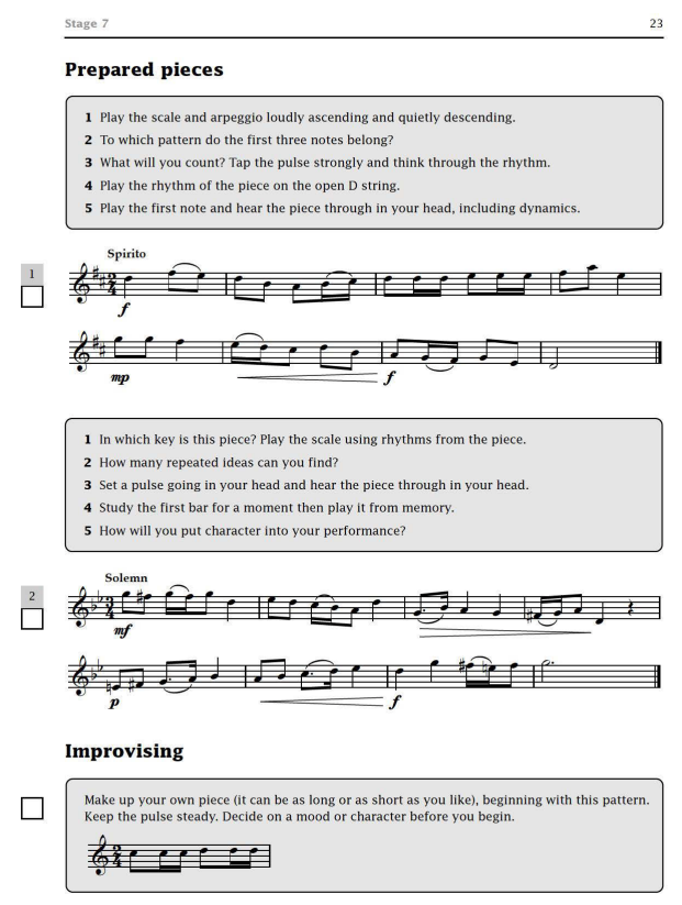Improve Your Sight Reading Violin Grade 3