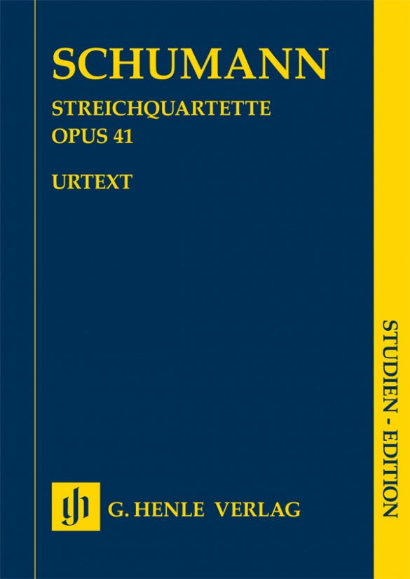 String Quartets Op 41 Study Score