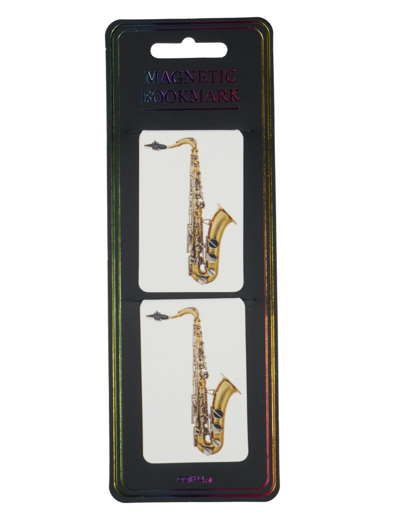 Magnetic Saxophone Bookmarks