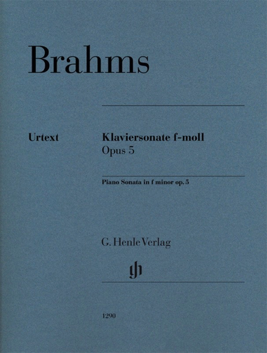 Sonata in f minor Op. 5 - Piano - Brahms - Henle