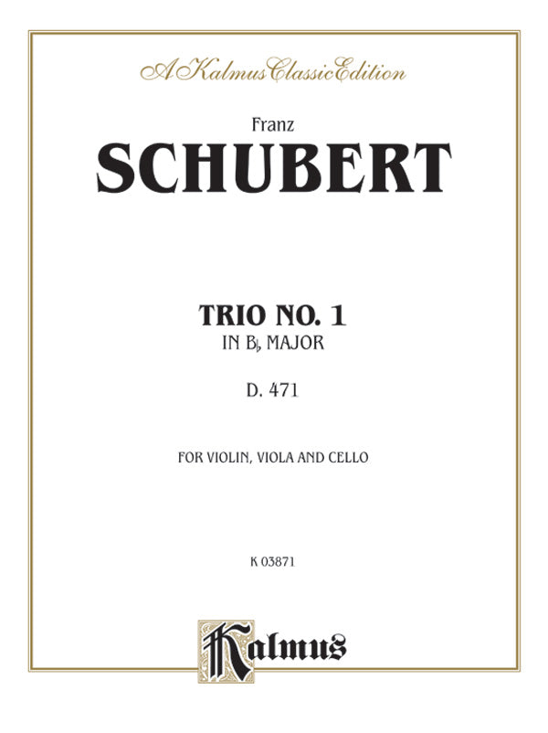 TRIO NO 1 B FLAT VLN/VLA/VC