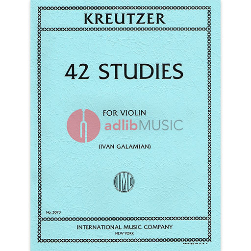 Kreutzer 42 Studies for Violin