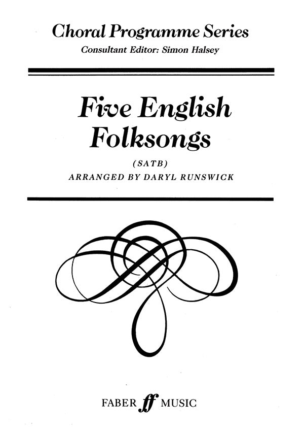 ENGLISH FOLKSONGS 5 SATB ARR RUNSWICK