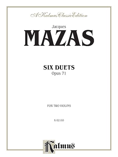 Six Duets Op 71 for Two Violins