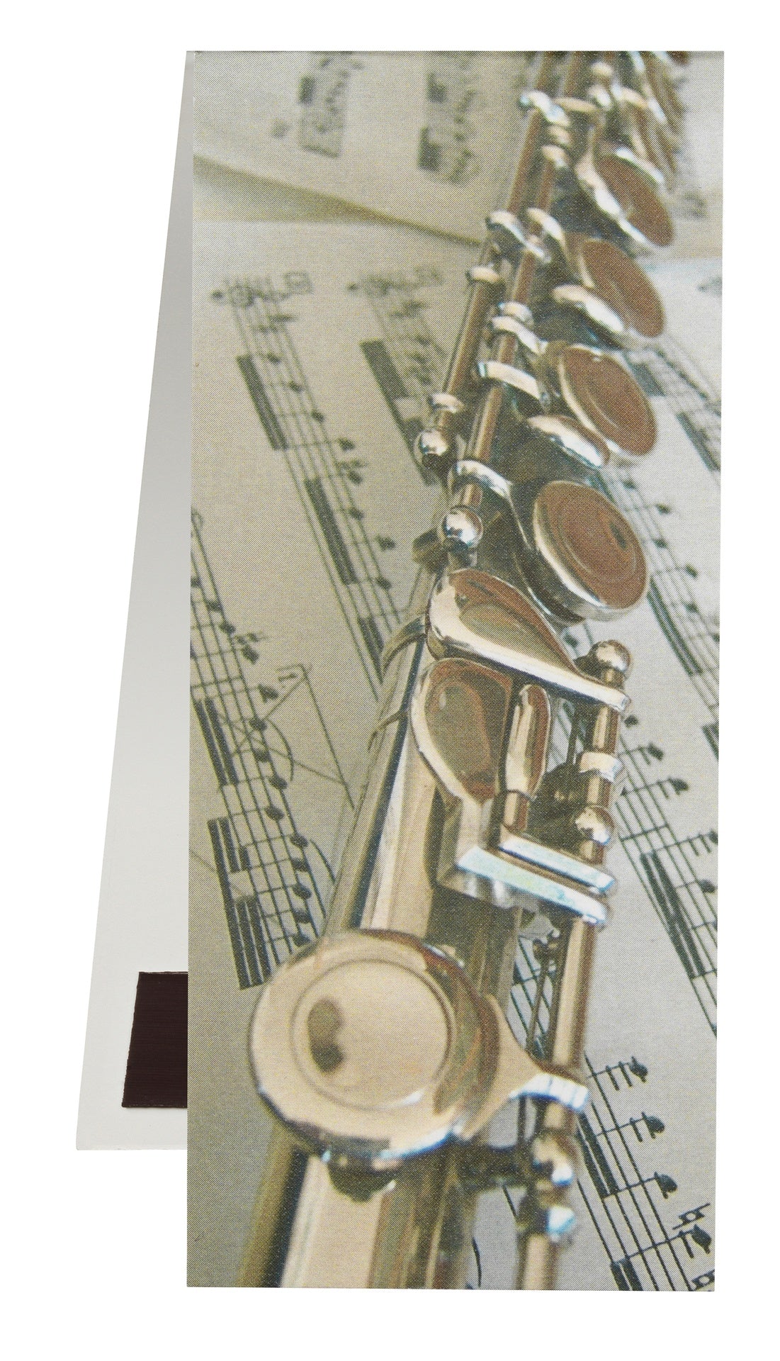 Magnetic Bookmark Flute on Manuscript