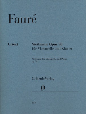 Faure Sicilienne Op 78 for Cello and Piano