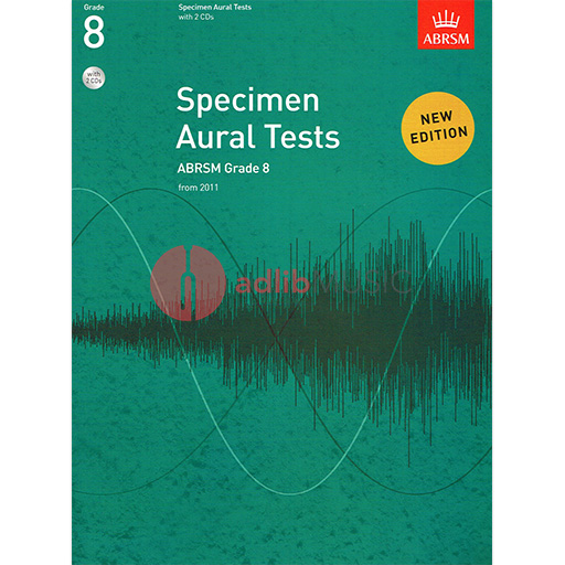 ABRSM Specimen Aural Tests Grade 8 Book/CD