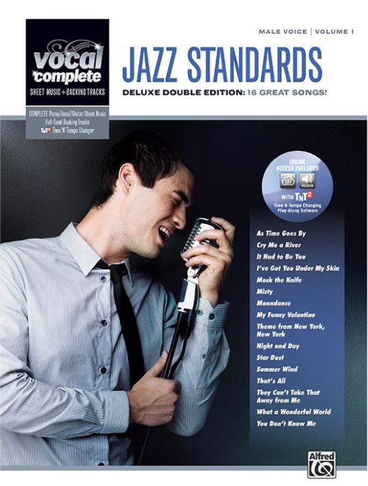 Male Voice Jazz Standards Book/2CDs
