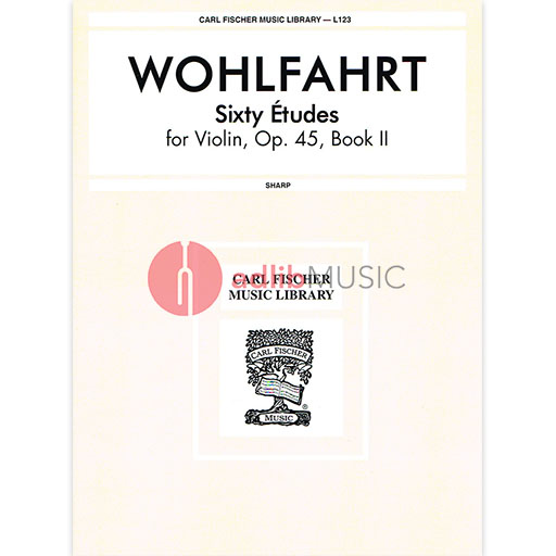 Sixty Etudes for Violin Op 45 Book 2