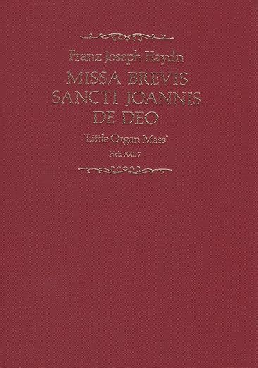 MISSA BREVIS SANCTI JOANNIS DE DEO FULL SC