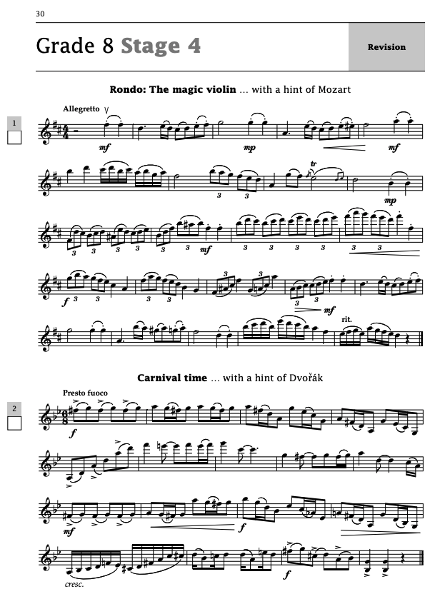 Improve Your Sight Reading Violin Grade 7-8