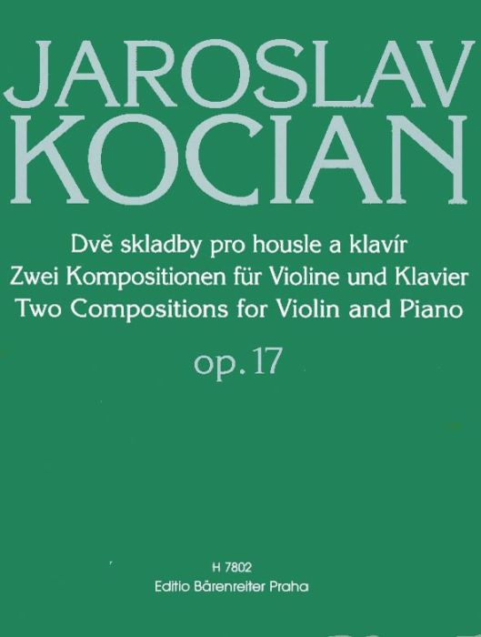 Two Compositions Op 17 for Violin and Piano