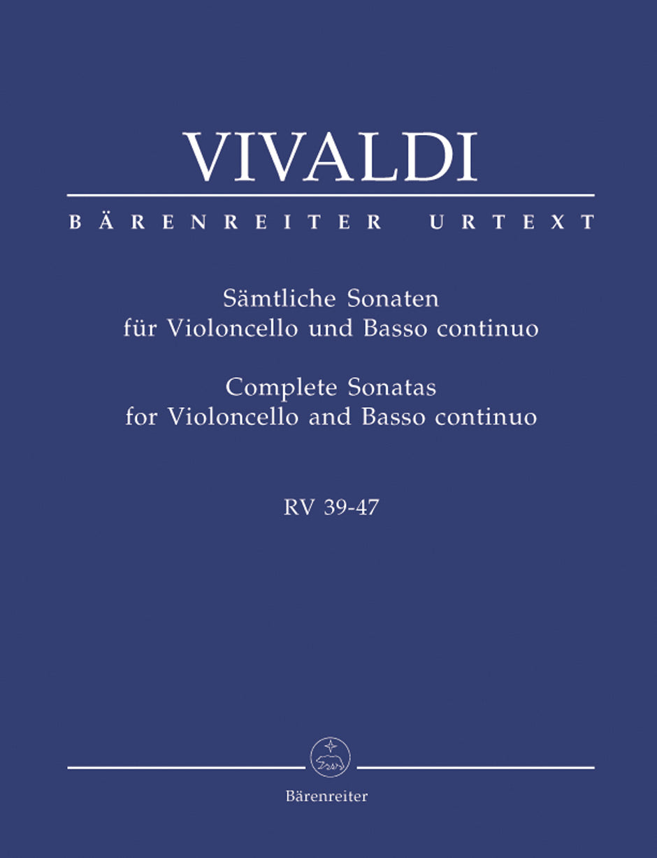 Vivaldi Complete Sonatas for Cello & Continuo