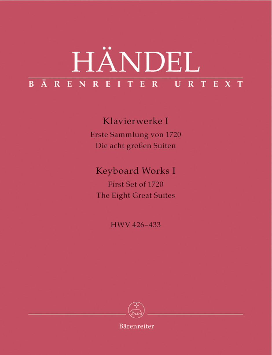 Handel Eight Great Suites 1720 HWV 426-433 Piano