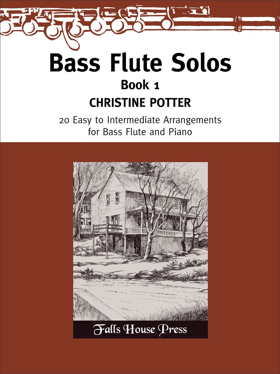 Bass Flute Solos Book 1 - Bass Flute/Piano - Potter Falls House Press FH0512