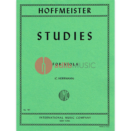 Hoffmeister 12 Studies for Viola