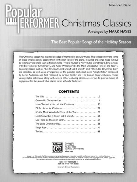 Popular Performer: Christmas Classics