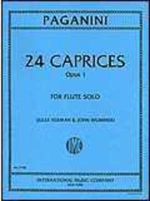 Paganini 24 Caprices Op 1 for Flute Solo