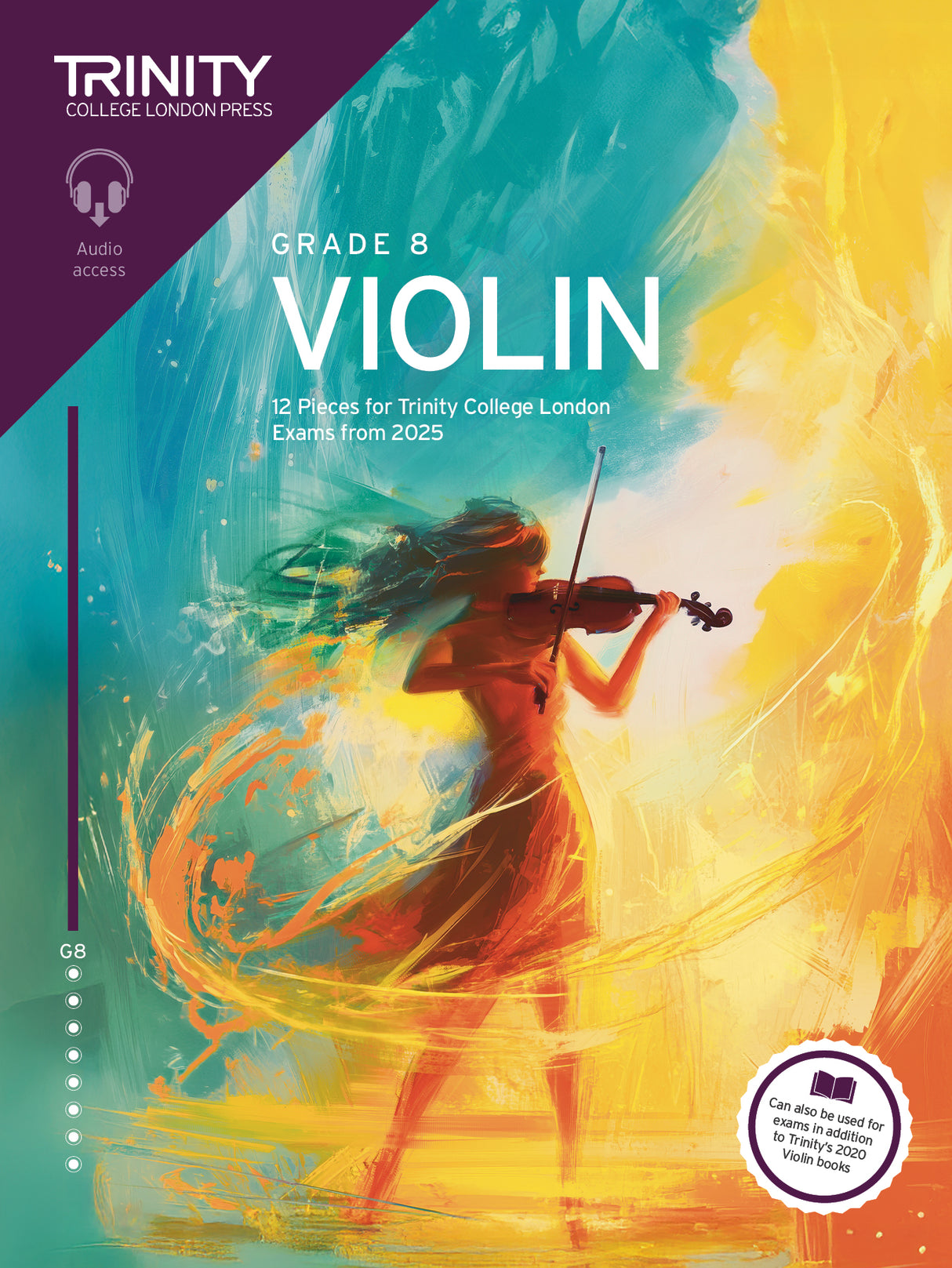 Trinity Violin from 2025 Grade 8 Book with Online Audio